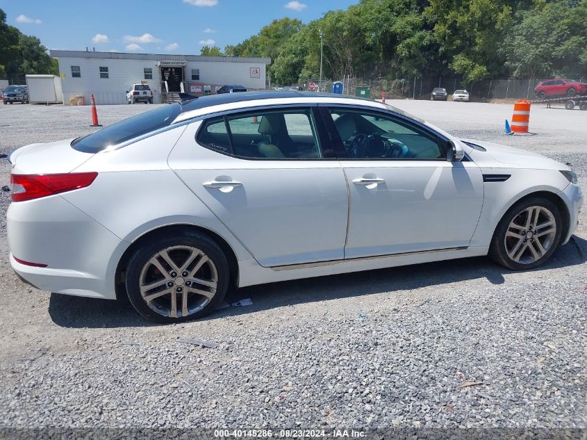 2013 Kia Optima Sx VIN: 5XXGR4A60DG111442 Lot: 40145286