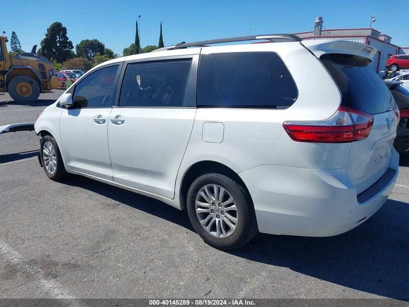 2015 Toyota Sienna Xle Premium 8 Passenger VIN: 5TDYK3DC0FS533832 Lot: 40145289