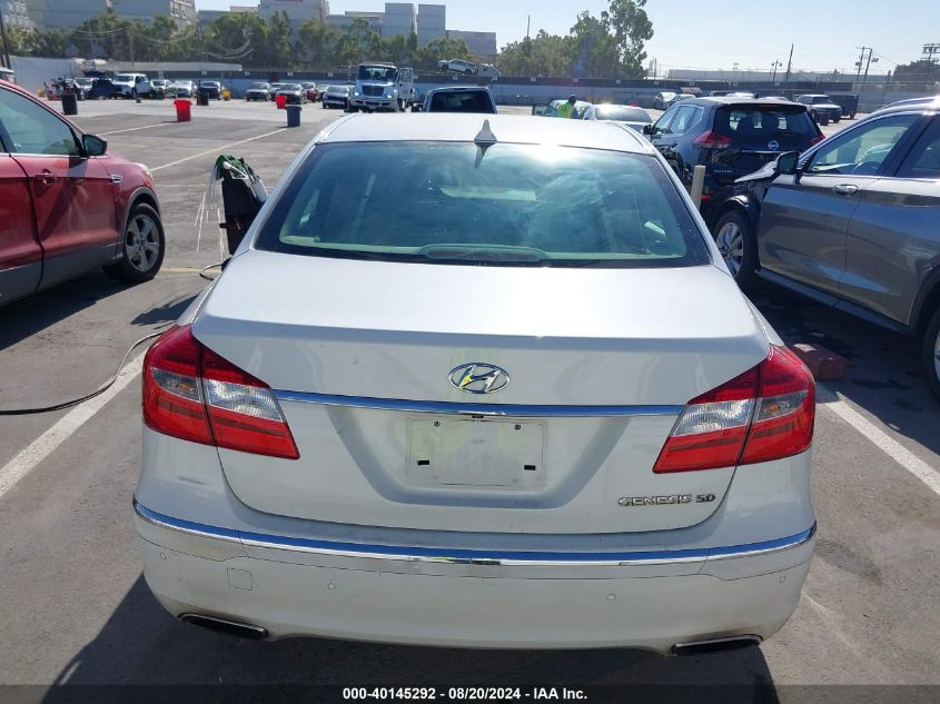 2012 Hyundai Genesis 5.0 VIN: KMHGC4DH8CU186585 Lot: 40145292