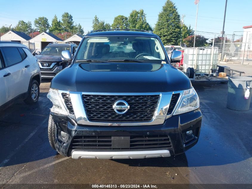 2018 Nissan Armada Platinum VIN: JN8AY2NE0J9731123 Lot: 40145313