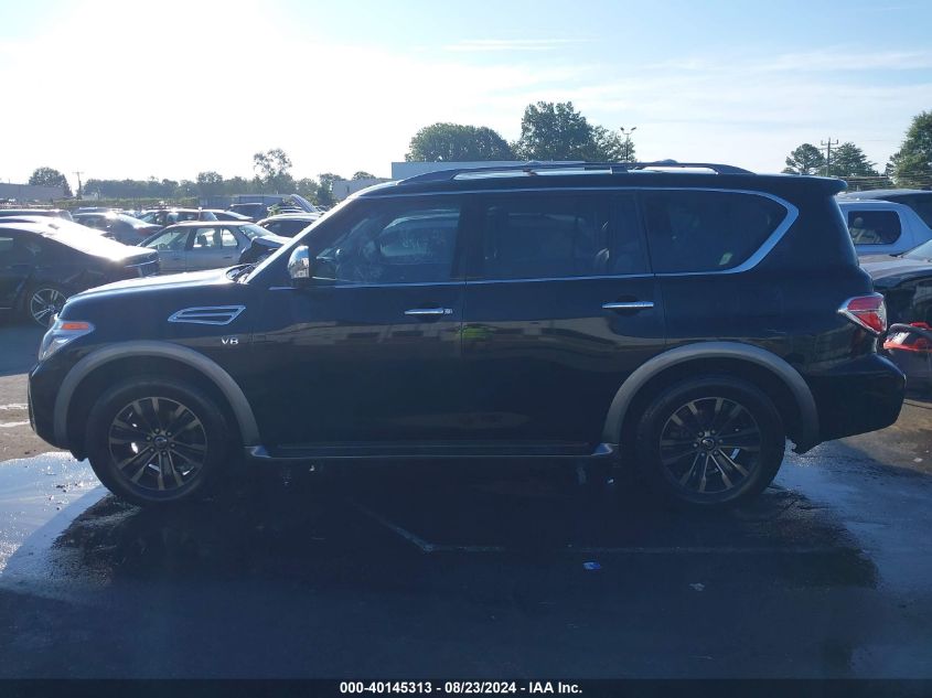 2018 Nissan Armada Platinum VIN: JN8AY2NE0J9731123 Lot: 40145313