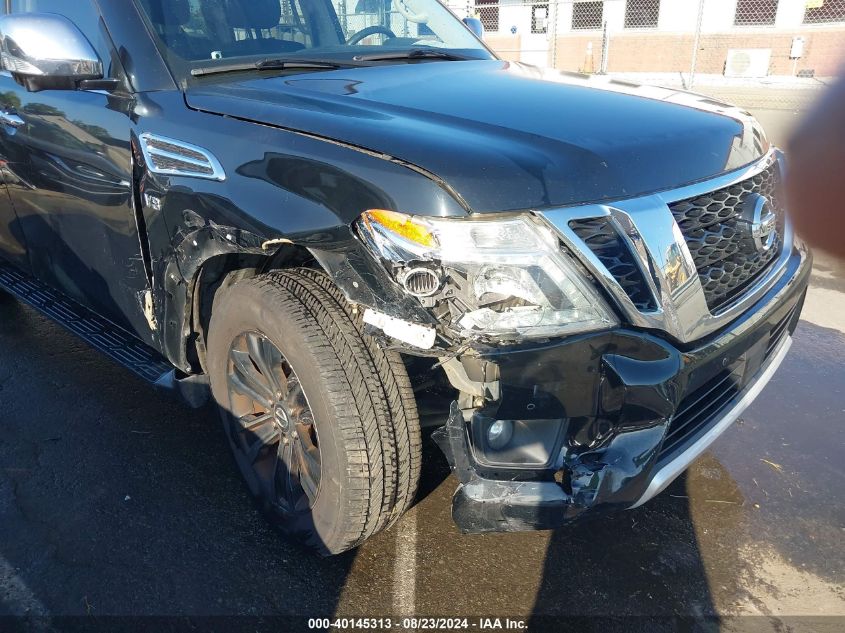 2018 Nissan Armada Platinum VIN: JN8AY2NE0J9731123 Lot: 40145313