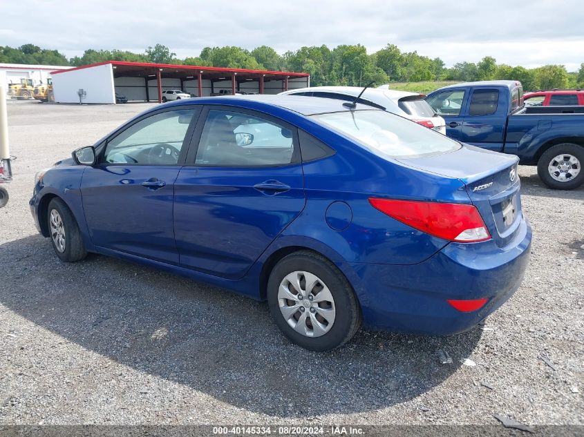 2015 Hyundai Accent Gls VIN: KMHCT4AE6FU917995 Lot: 40145334