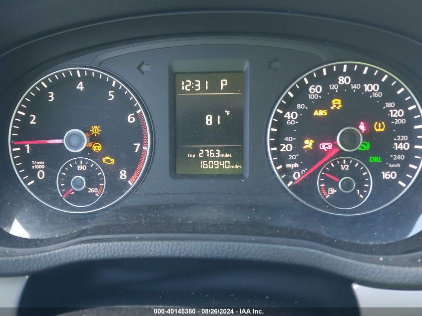 2015 Volkswagen Passat 1.8T Wolfsburg Edition VIN: 1VWAS7A37FC055792 Lot: 40145380