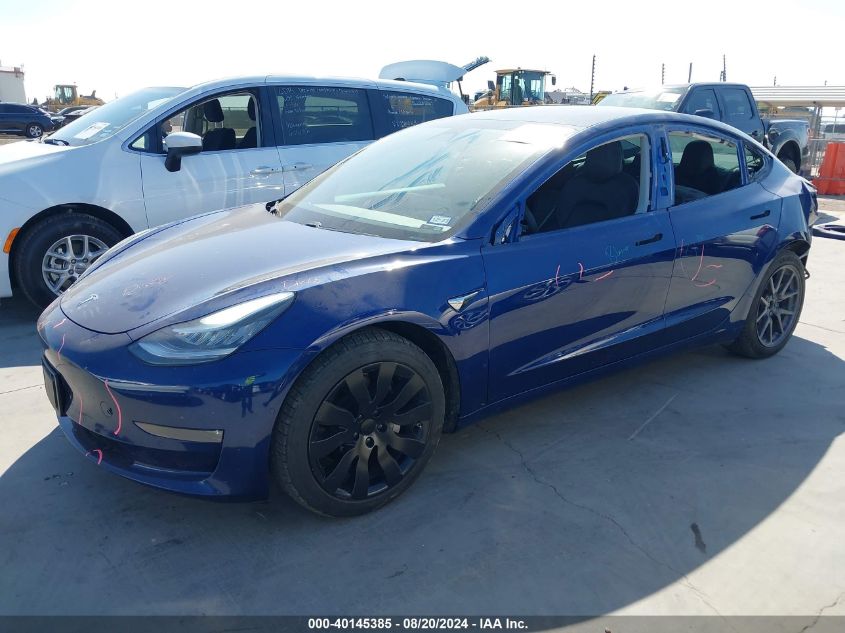 2020 Tesla Model 3 VIN: 5YJ3E1EC7LF602259 Lot: 40145385