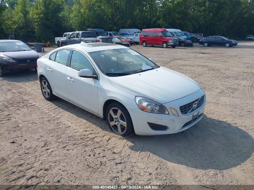 2013 Volvo S60 T5/T5 Platinum/T5 Premier/T5 Premier Plus VIN: YV1612FS5D1232888 Lot: 40145427