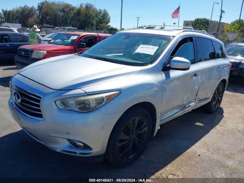 2013 Infiniti Jx35 VIN: 5N1AL0MMXDC345352 Lot: 40145431