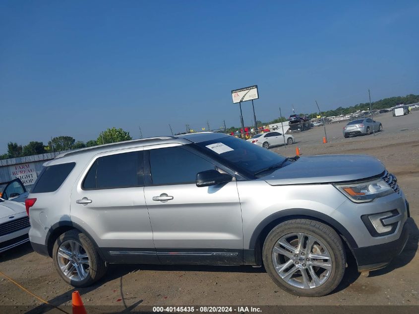 2016 Ford Explorer Xlt VIN: 1FM5K7D81GGB84130 Lot: 40145435