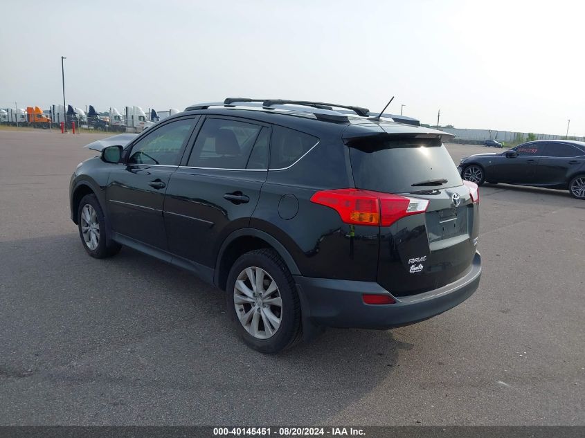 2015 Toyota Rav4 Limited VIN: 2T3DFREV4FW400382 Lot: 40145451