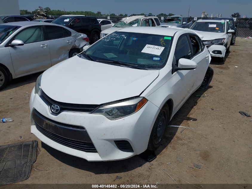 2016 Toyota Corolla L/Le/Le Pls/Prm/S/S Pls VIN: 2T1BURHE2GC653110 Lot: 40145482