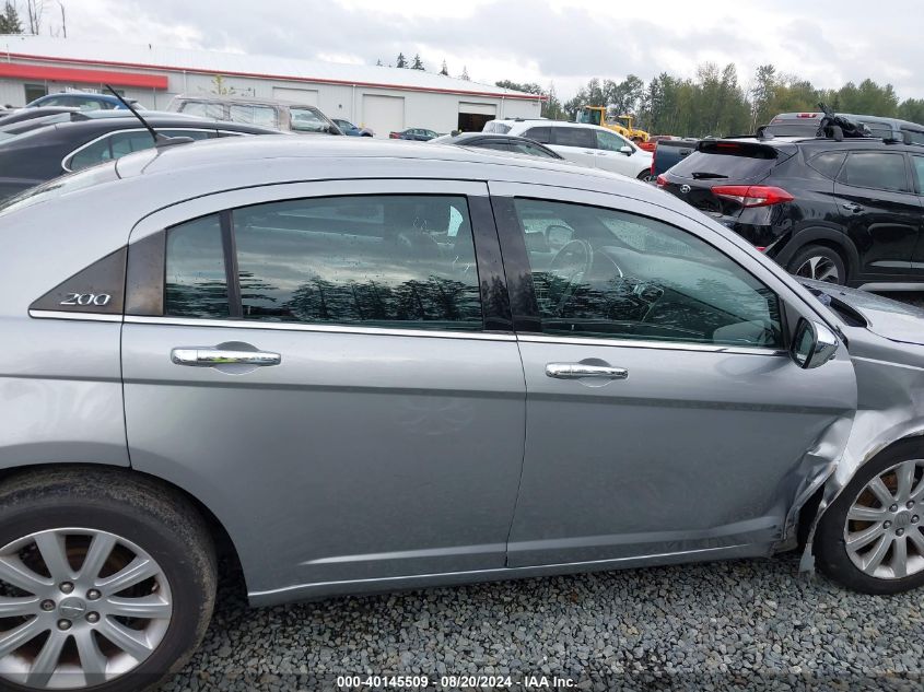 2013 Chrysler 200 Limited VIN: 1C3CCBCG4DN701209 Lot: 40145509