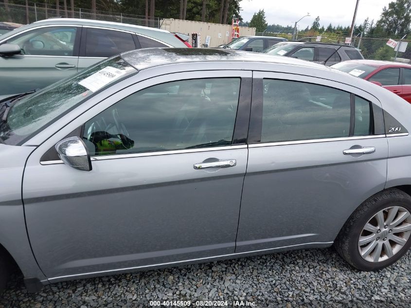 2013 Chrysler 200 Limited VIN: 1C3CCBCG4DN701209 Lot: 40145509