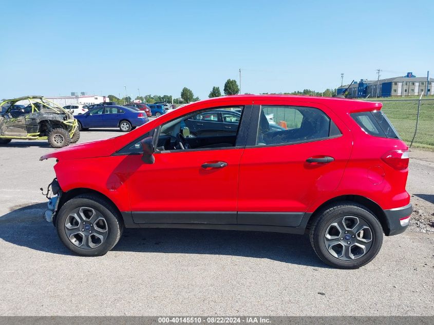 2021 Ford Ecosport S VIN: MAJ6S3FLXMC429597 Lot: 40145510