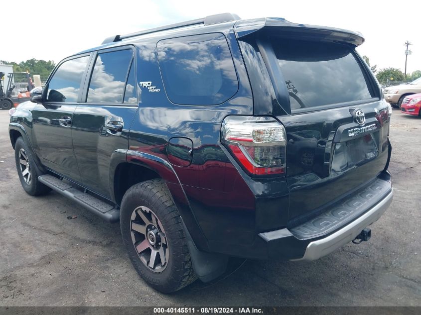 2019 Toyota 4Runner Trd Off Road Premium VIN: JTEBU5JR4K5736285 Lot: 40145511