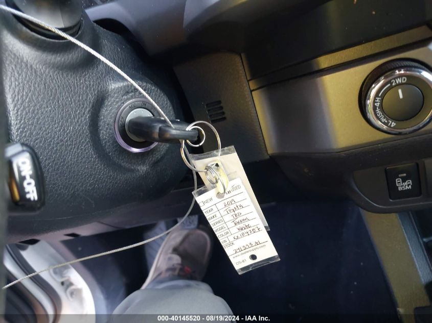 2019 Toyota Tacoma Trd Off Road VIN: 5TFCZ5AN3KX184287 Lot: 40145520