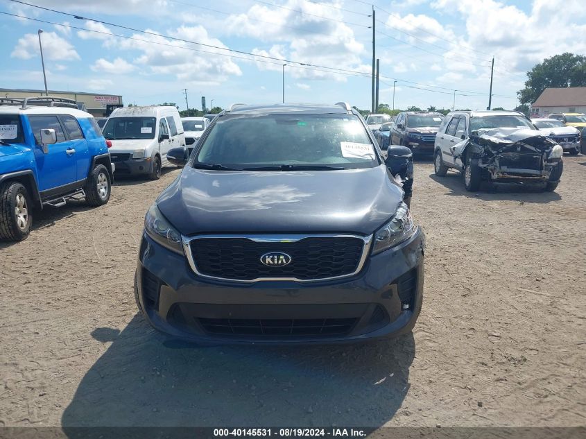 2019 Kia Sorento 2.4L Lx VIN: 5XYPG4A3XKG439942 Lot: 40145531