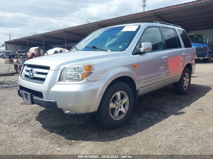 2006 Honda Pilot Ex-L VIN: 2HKYF18796H548874 Lot: 40145552