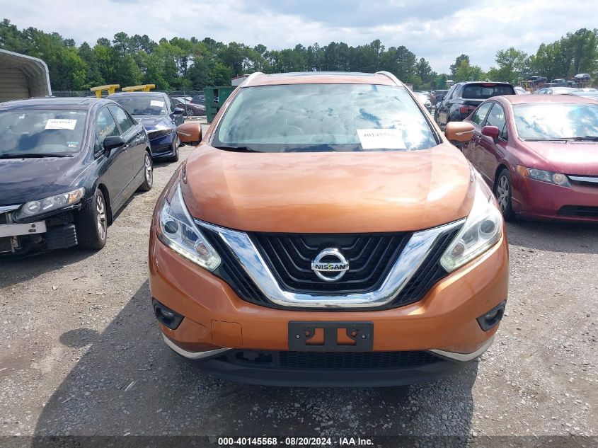 2015 Nissan Murano Platinum VIN: 5N1AZ2MH4FN251164 Lot: 40145568