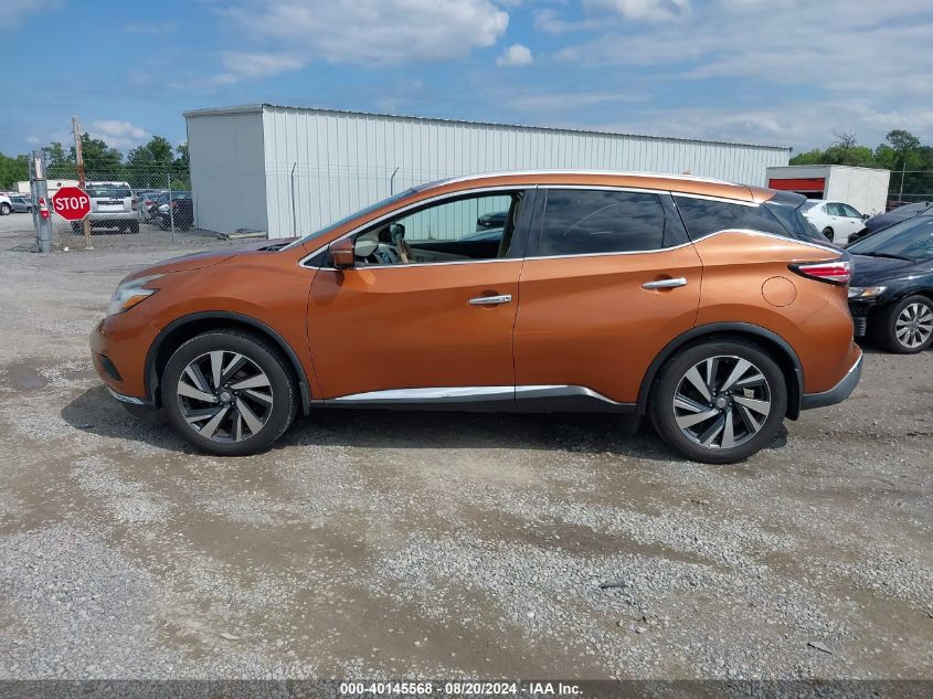 2015 Nissan Murano Platinum VIN: 5N1AZ2MH4FN251164 Lot: 40145568