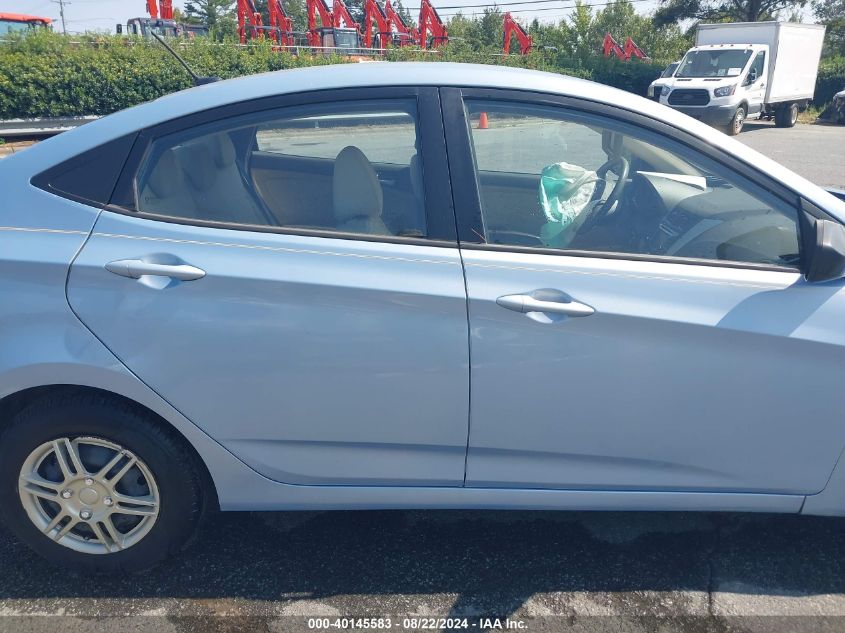 2013 Hyundai Accent Gls VIN: KMHCT4AE9DU517443 Lot: 40145583