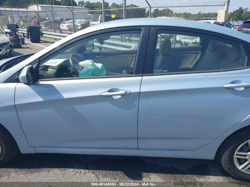 2013 Hyundai Accent Gls VIN: KMHCT4AE9DU517443 Lot: 40145583