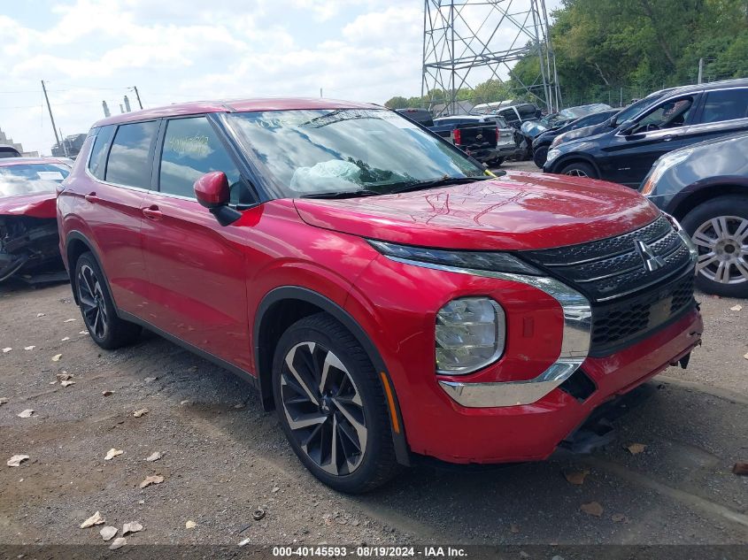 2022 Mitsubishi Outlander Es 2.5 S-Awc VIN: JA4J4TA88NZ047806 Lot: 40145593