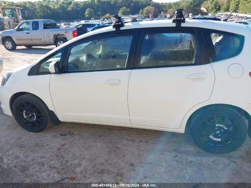 2013 Honda Fit VIN: JHMGE8H30DC078682 Lot: 40145612