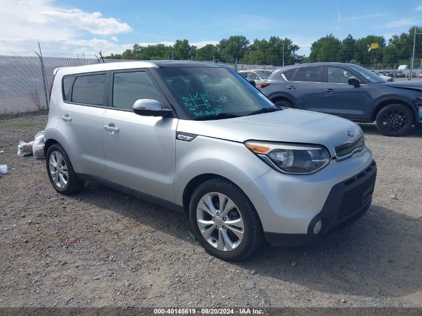 2014 Kia Soul + VIN: KNDJP3A5XE7747454 Lot: 40145619