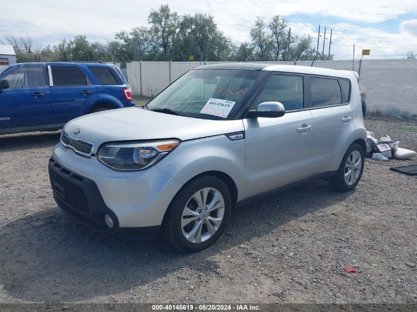 2014 Kia Soul + VIN: KNDJP3A5XE7747454 Lot: 40145619