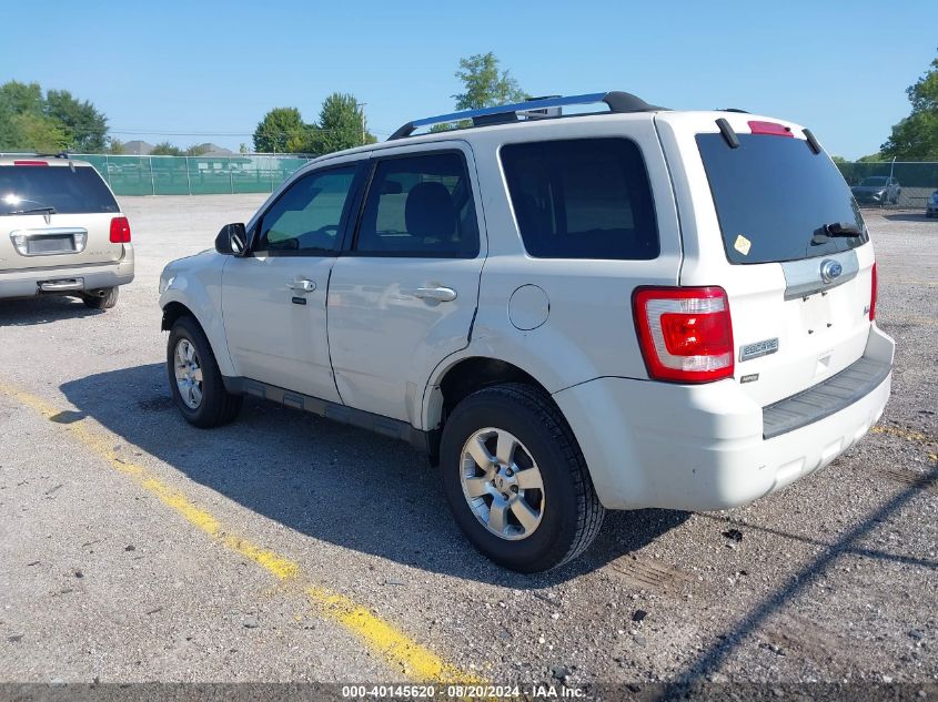 2012 Ford Escape Limited VIN: 1FMCU0EGXCKA17531 Lot: 40145620