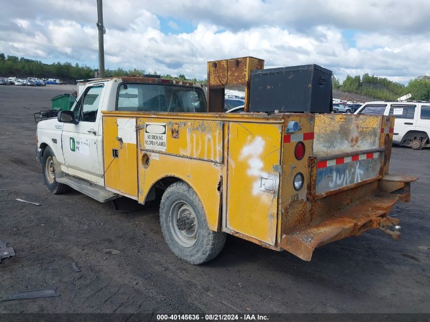 1997 Ford F-250 Xl VIN: 3FTHF25H2VMA41469 Lot: 40145636