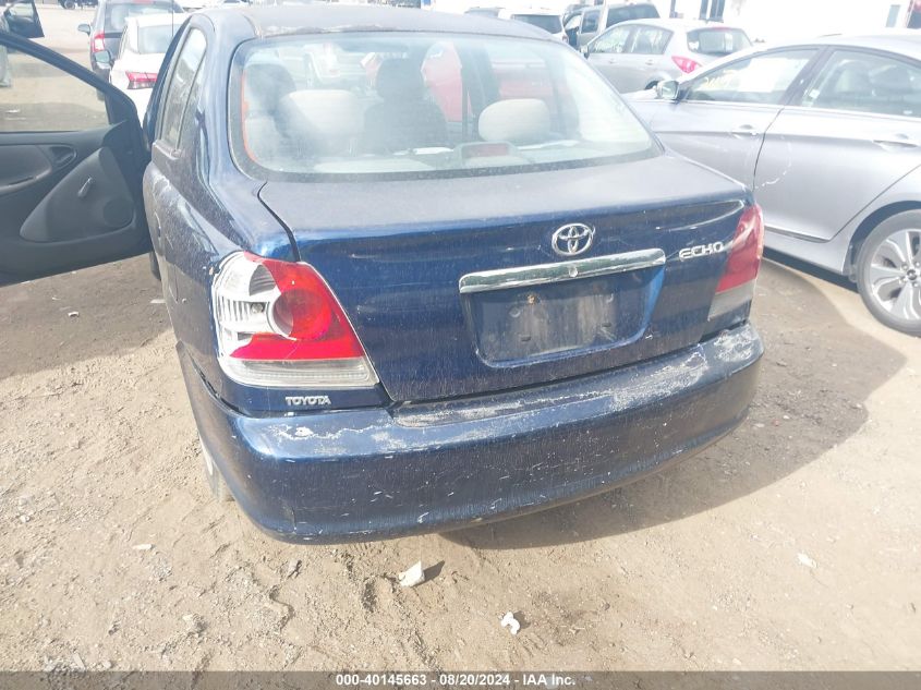 2005 Toyota Echo VIN: JTDBT123150355893 Lot: 40145663