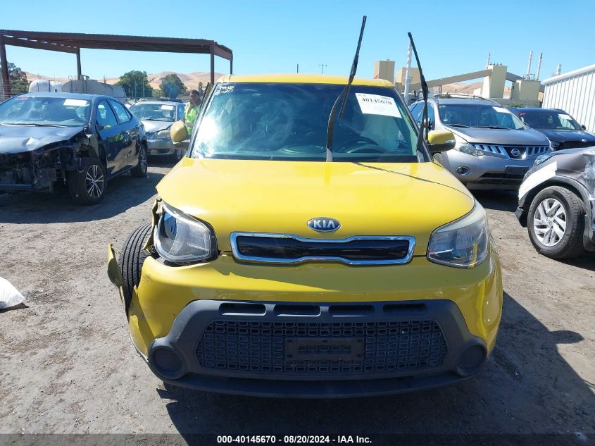 2014 Kia Soul + VIN: KNDJP3A59E7034027 Lot: 40145670