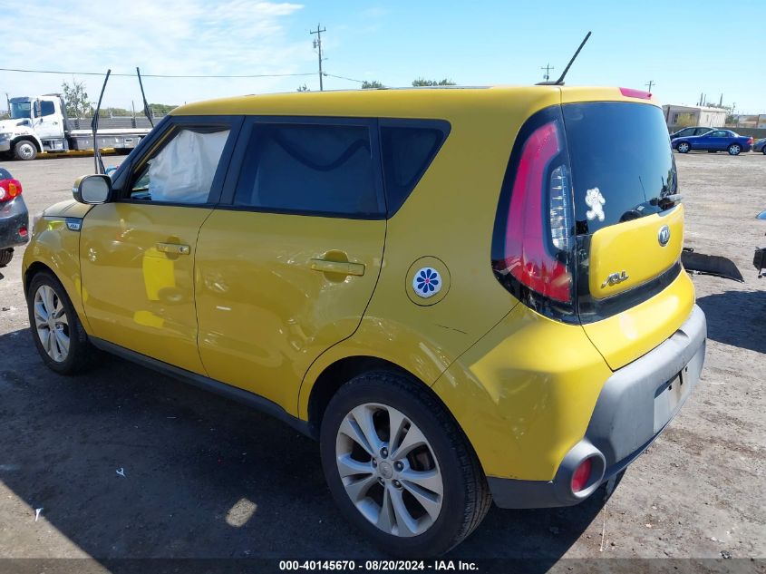 2014 Kia Soul + VIN: KNDJP3A59E7034027 Lot: 40145670