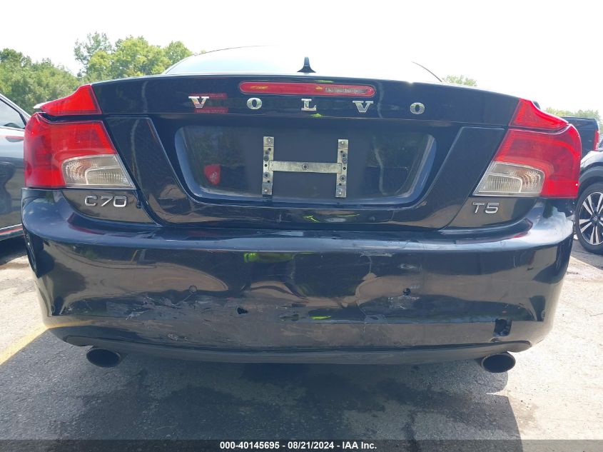 2013 Volvo C70 T5 VIN: YV1672MCXDJ139519 Lot: 40145695