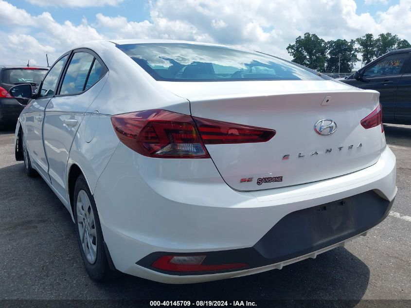 2020 Hyundai Elantra Se VIN: 5NPD74LFXLH619331 Lot: 40145709