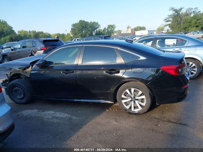 2022 Honda Civic Lx VIN: 2HGFE2F23NH507513 Lot: 40145731