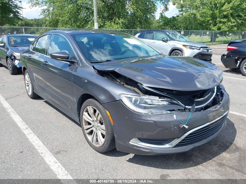 2016 Chrysler 200 Limited VIN: 1C3CCCAB7GN109868 Lot: 40145750