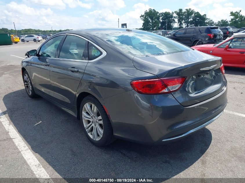 2016 Chrysler 200 Limited VIN: 1C3CCCAB7GN109868 Lot: 40145750