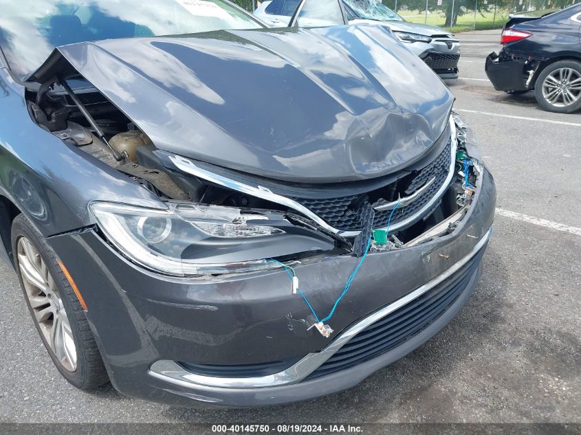 2016 Chrysler 200 Limited VIN: 1C3CCCAB7GN109868 Lot: 40145750