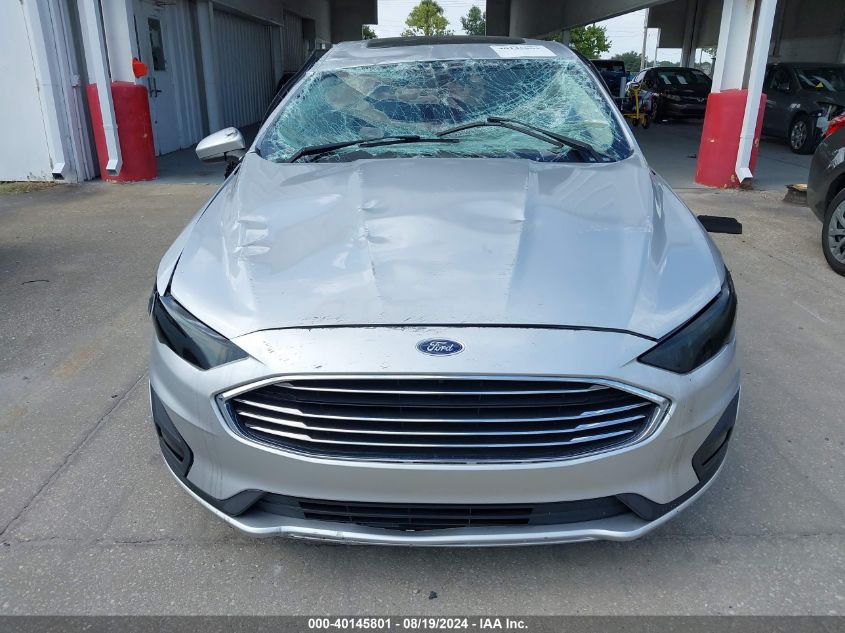 2019 Ford Fusion Se VIN: 3FA6P0HD0KR193790 Lot: 40145801