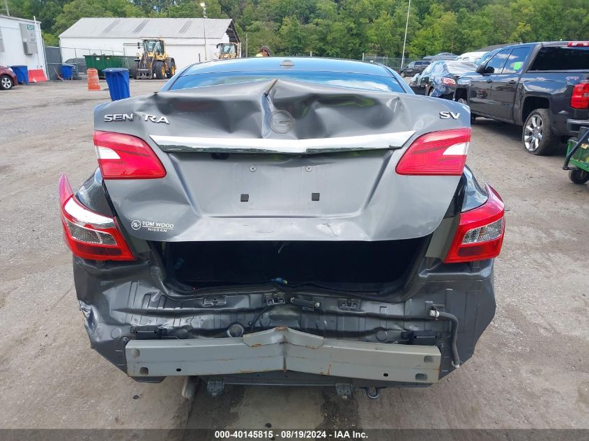 2018 Nissan Sentra Sv VIN: 3N1AB7AP0JL622804 Lot: 40145815