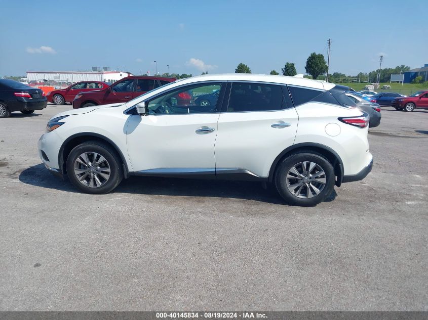 2018 Nissan Murano Sl VIN: 5N1AZ2MH5JN189931 Lot: 40145834
