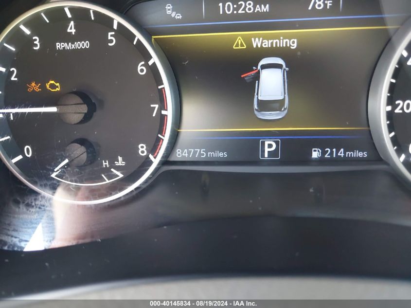 2018 Nissan Murano Sl VIN: 5N1AZ2MH5JN189931 Lot: 40145834