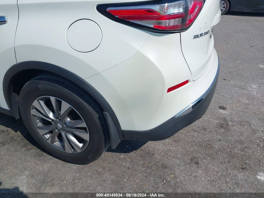 2018 Nissan Murano Sl VIN: 5N1AZ2MH5JN189931 Lot: 40145834