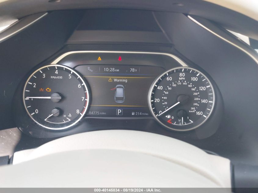 2018 Nissan Murano Sl VIN: 5N1AZ2MH5JN189931 Lot: 40145834