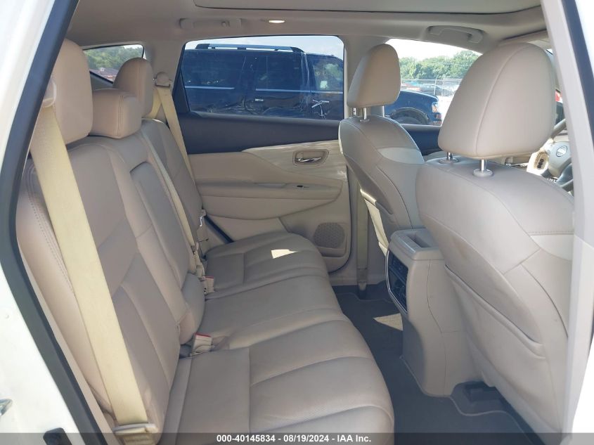 2018 Nissan Murano Sl VIN: 5N1AZ2MH5JN189931 Lot: 40145834