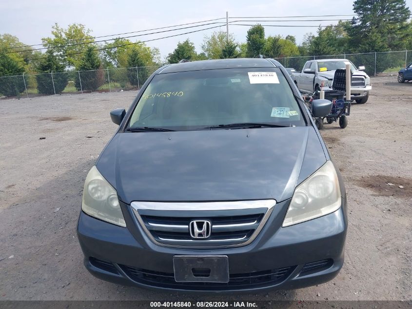 2005 Honda Odyssey Ex VIN: 5FNRL38425B422707 Lot: 40145840