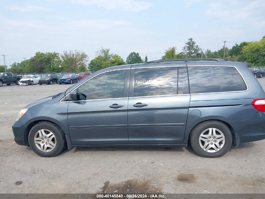 2005 Honda Odyssey Ex VIN: 5FNRL38425B422707 Lot: 40145840