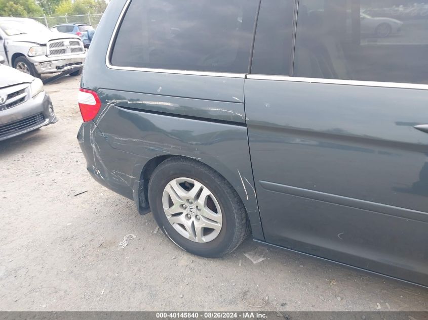 2005 Honda Odyssey Ex VIN: 5FNRL38425B422707 Lot: 40145840